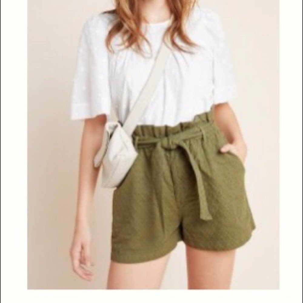 Anthropologie paperbag shorts